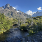 Na szlaku z widokiem na Cerro Paine Grande